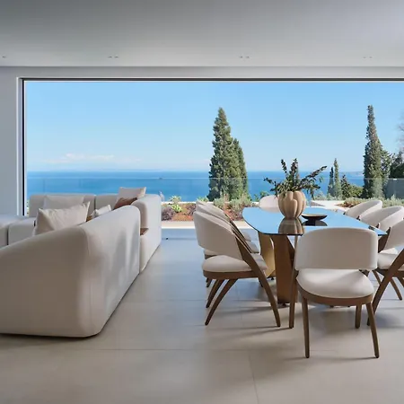 Villa Doci Kelios - 5 Bedrooms With Private Heated Pool And Sea View, By Zantewize Volímai